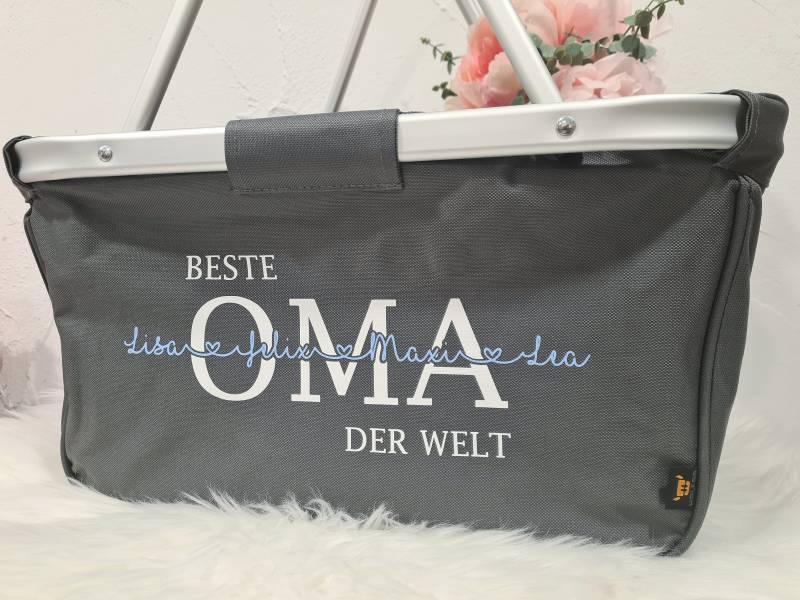 Einkaufskorb "Beste Oma " Der Welt > Personalisiert < in Verschiedenen Farben Einkaufskorb "Beste Oma " Der Welt > Personalisiert < in Verschiedenen Farben von GreissTextildruck