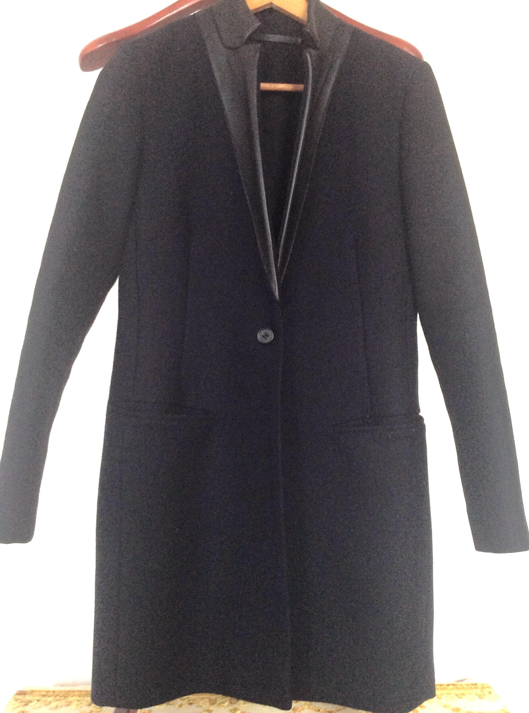 All Saints Wollmantel Mit Lederdetails Größe 36, 36 All Saints Wollmantel Mit Lederdetails Größe 36, 36 von Greisshop