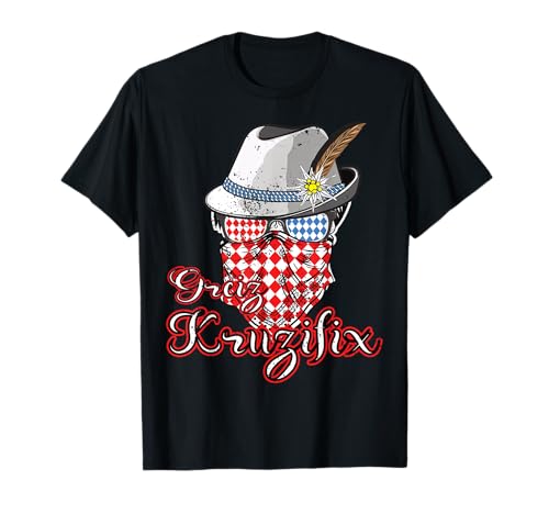 Greiz Kruzifix Tshirt Trachtenshirt Herren Bayrische Tracht T-Shirt Greiz Kruzifix Tshirt Trachtenshirt Herren Bayrische Tracht T-Shirt von Greiz Kruzifix Grantler Lederhosn Volksfest Kirmes