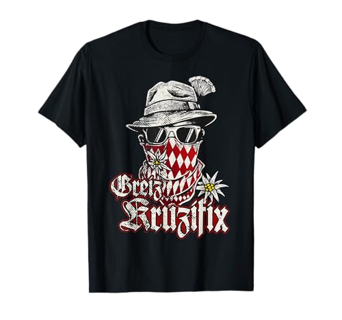 Greiz Kruzifix Grantler T-Shirt Bayern Trachtenshirt Herren T-Shirt Greiz Kruzifix Grantler T-Shirt Bayern Trachtenshirt Herren T-Shirt von Greiz Kruzifix Trachtenshirt Herren
