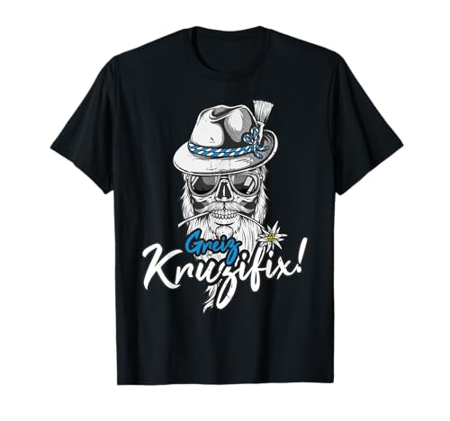Greiz Kruzifix Bayrisches Trachtenshirt Herren Grantler T-Shirt Greiz Kruzifix Bayrisches Trachtenshirt Herren Grantler T-Shirt von Greiz Kruzifix