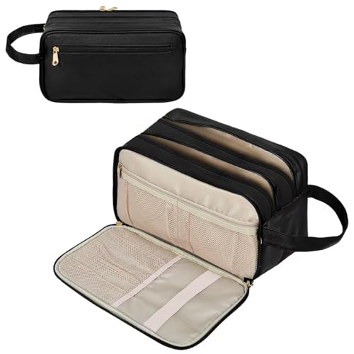 Grekos Uni-Kulturbeutel, Reise-Kulturbeutel, Reisetasche, Toilettenartikel-Organizer, wasserabweisend, Rasiertasche, Reise-Kulturbeutel für Damen, PU-Leder, wasserabweisende Kosmetiktasche, Grekos Uni-Kulturbeutel, Reise-Kulturbeutel, Reisetasche, Toilettenartikel-Organizer, wasserabweisend, Rasiertasche, Reise-Kulturbeutel für Damen, PU-Leder, wasserabweisende Kosmetiktasche, von Grekos