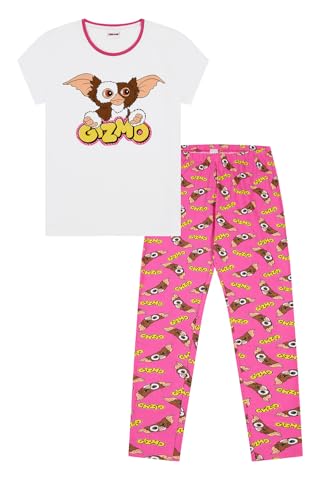 Gremlins Gizmo Langes Pyjama-Set für Damen, rose, 10-12 von Gremlins