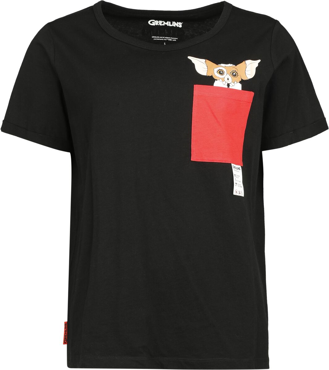 Gremlins Gizmo T-Shirt schwarz in S von Gremlins