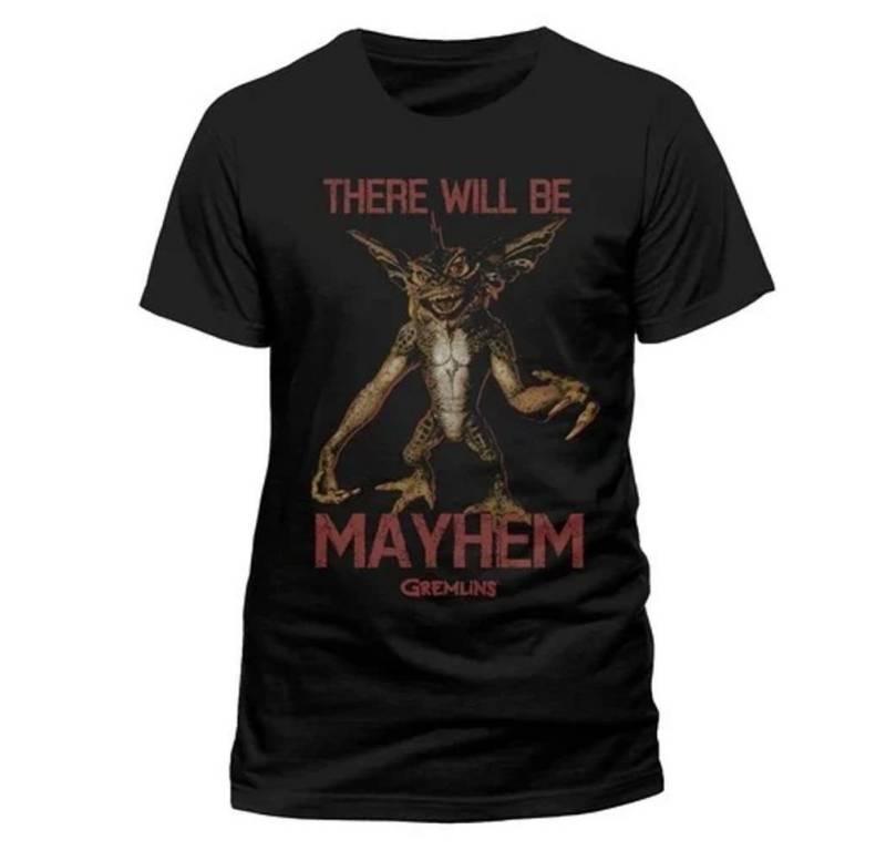 Gremlins Print-Shirt THE GREMLINS Mayhem T-Shirt Schwarz S M L von Gremlins