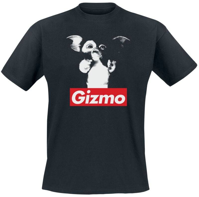 Gremlins T-Shirt - Gizmo - S bis XXL - für Männer - Größe L - schwarz  - Lizenzierter Fanartikel von Gremlins