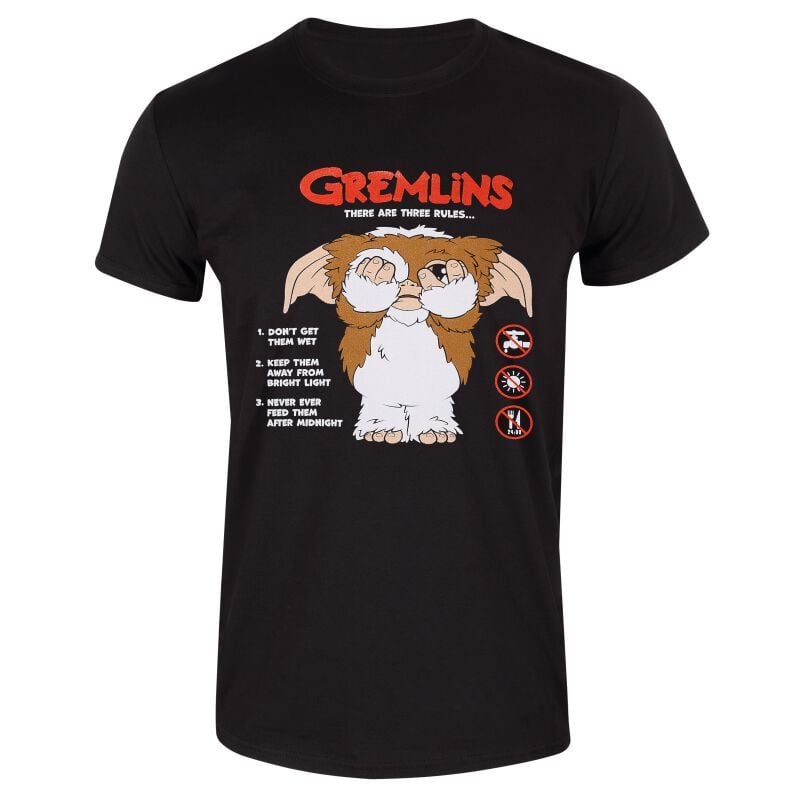 Gremlins The Rules T-Shirt schwarz in XL Gremlins The Rules T-Shirt schwarz in XL von Gremlins