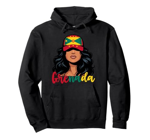 Grenadisches Mädchen Grenada Flagge Stolze Grenadische Frauen Pullover Hoodie Grenadisches Mädchen Grenada Flagge Stolze Grenadische Frauen Pullover Hoodie von Grenada for Girls and Women Grenadian Outfit