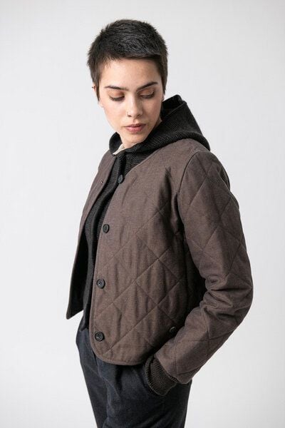 Grenz/gang Damen Steppjacke Anja aus Bio-Baumwolle und Wolle (kbA) von Grenz/gang