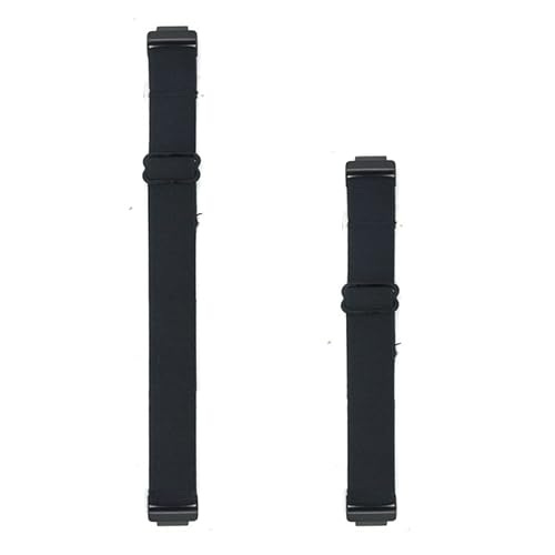 Grestun Verstellbares elastisches Handgelenk-/Knöchelband für Fitbit Inspire 3 Activity Tracker, dehnbares Band für Damen und Herren (schwarz) von Grestun