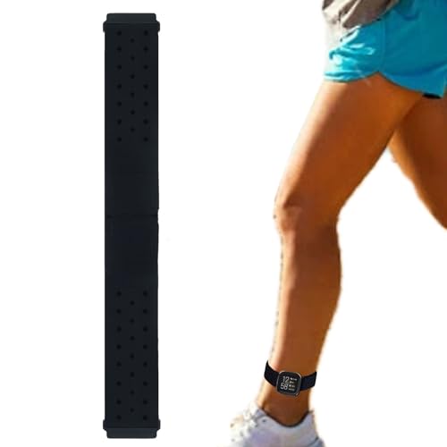 Kompatibler Ersatz für Fitbit Blaze/Versa 2/Versa/Versa Lite/Versa SE Knöchelband, atmungsaktives Knöchelband für Damen und Herren (Schwarz, Small) von Grestun