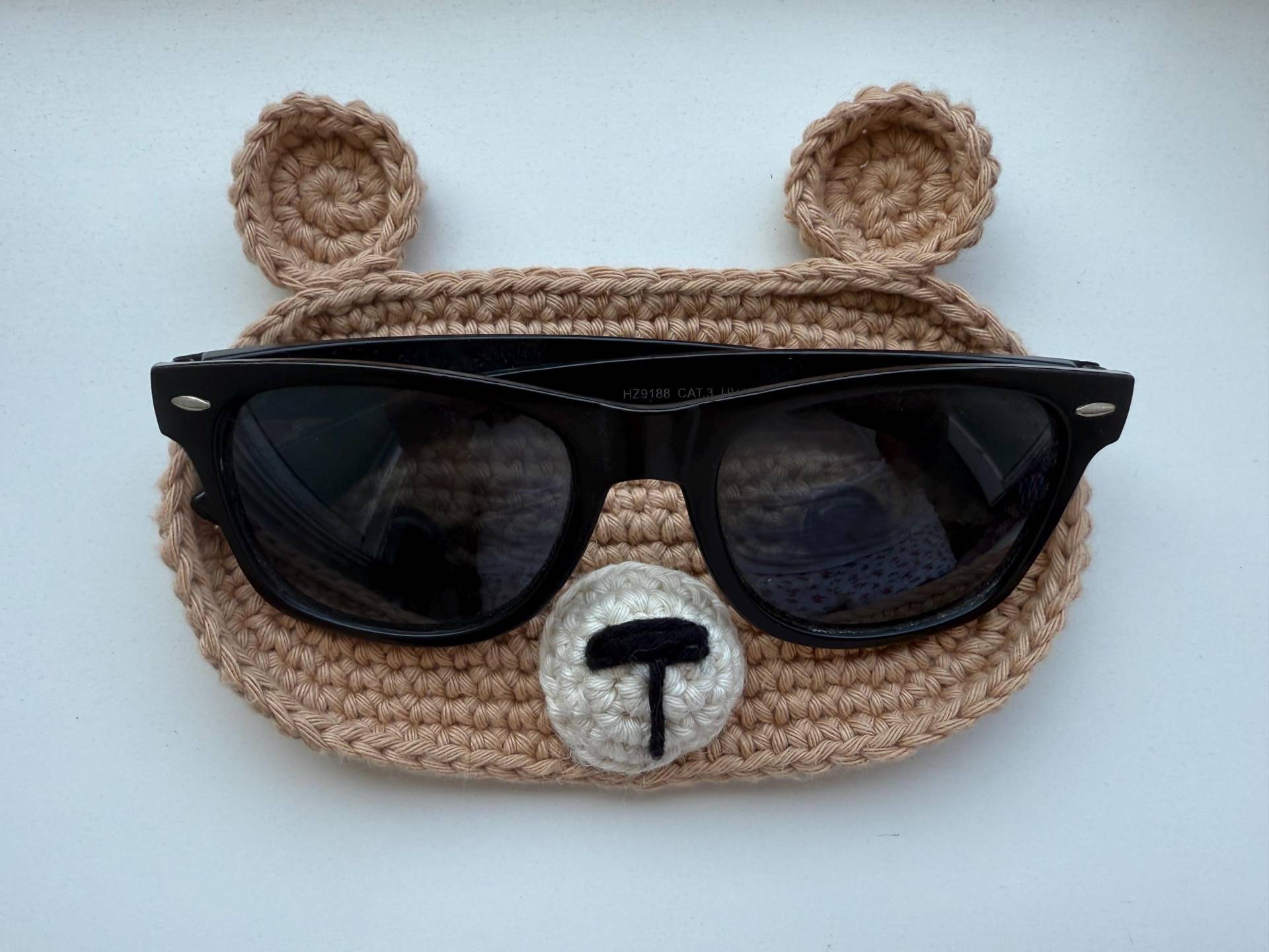 Teddy-Brillenablage, Bär, 100% Baumwolle, Große Farbauswahl, Gehäkelt, Handgemacht Teddy-Brillenablage, Bär, 100% Baumwolle, Große Farbauswahl, Gehäkelt, Handgemacht von GretaHaekelt