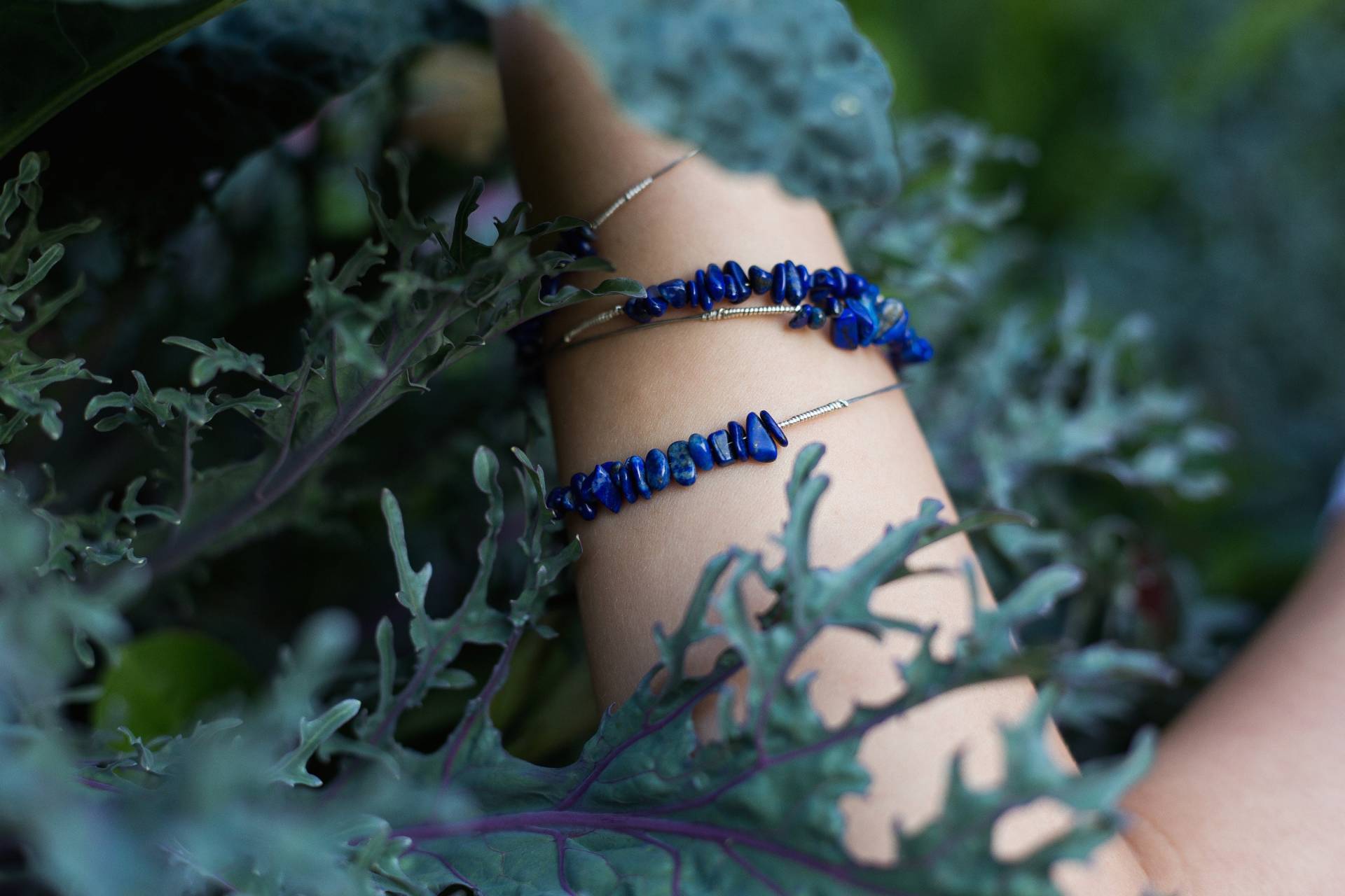 Gitarrensaite Lapislazuli Armreif Gitarrensaite Lapislazuli Armreif von GretaRuth
