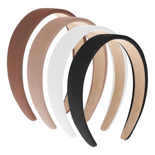 Grevosea 4er-Pack Haarreifen Damen Stirnbänder Vintage Haarband Rutschfest Stirnbänder für Frauen & Mädchen Mode Haarschmuck von Grevosea