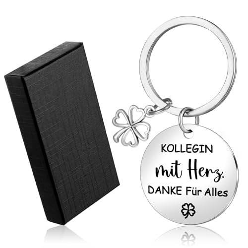 Grevosea Thank You Colleague Keychain Schlüsselanhänger abschiedsgeschenk kollegin Kollegen Arbeit Ist Wie Ein Banküberfall Schlüsselanhänger Edelstahl Kollegen glücksbringer Geburtstag Weihnachten von Grevosea