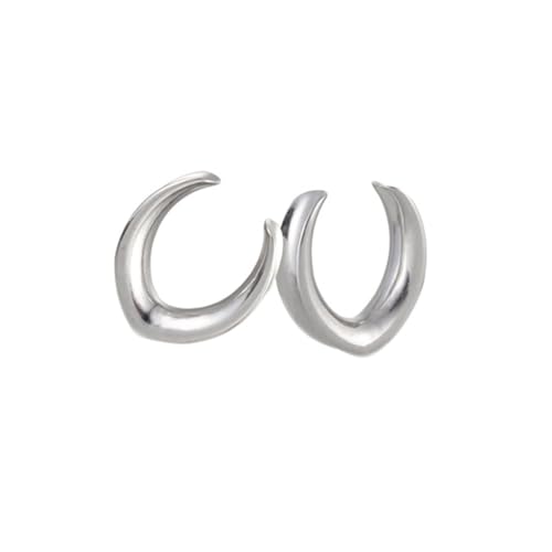 Grewod Ohr Piercing Chirurgenstahl, Silber Ohr Tunnel Herren Damen Flesh Tunnel Ohr Plug Ohr Expander Schmuck 30MM, 2 Stk Grewod Ohr Piercing Chirurgenstahl, Silber Ohr Tunnel Herren Damen Flesh Tunnel Ohr Plug Ohr Expander Schmuck 30MM, 2 Stk von Grewod