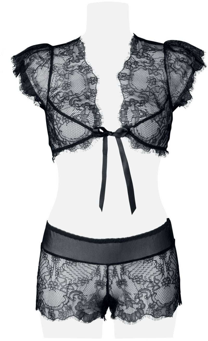 Grey Velvet 2-teiliges Spitzencami-Set Wäsche-Set schwarz in L von Grey Velvet