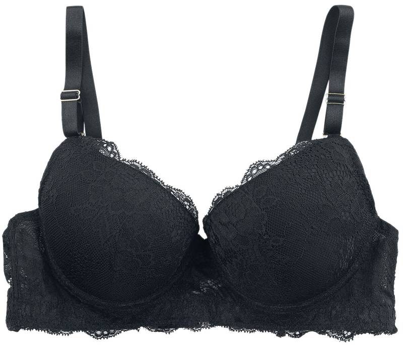 Grey Velvet BH - Spitzen Bra - XL bis XXL - für Damen - Größe XL - schwarz von Grey Velvet