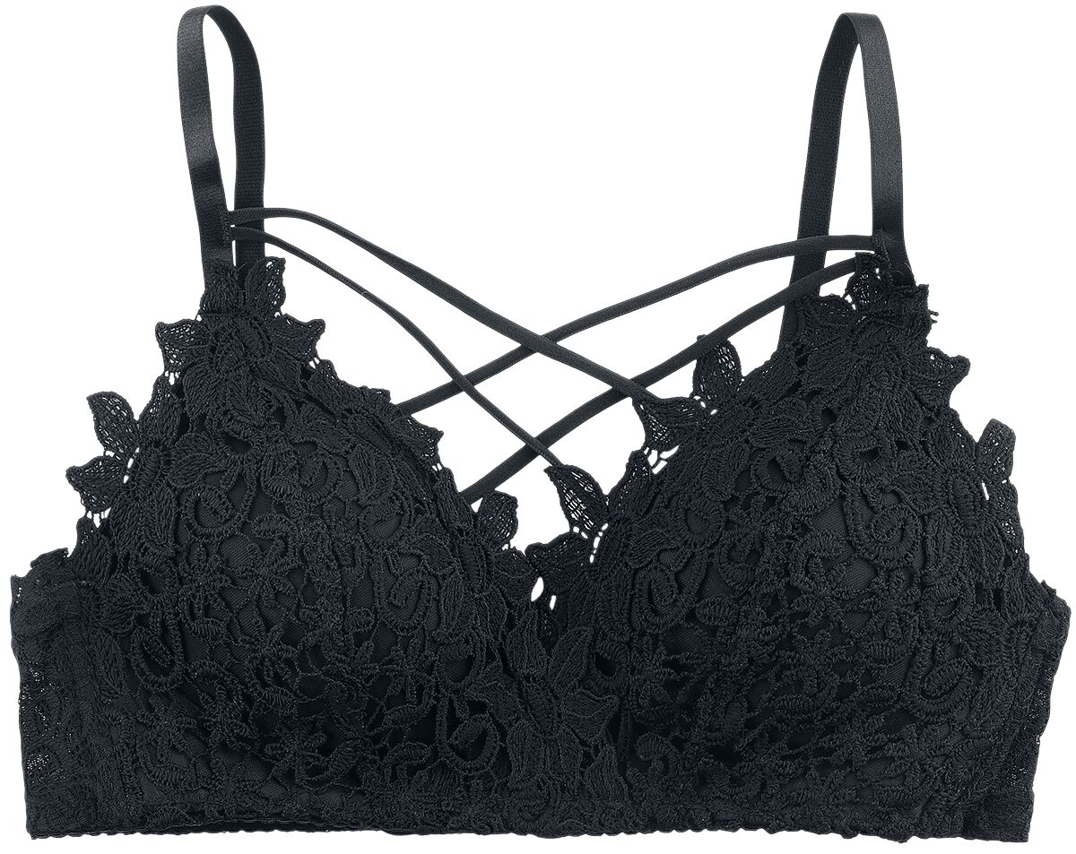 Grey Velvet BH - Spitzen Bra - XS bis S - für Damen - Größe XS - schwarz von Grey Velvet