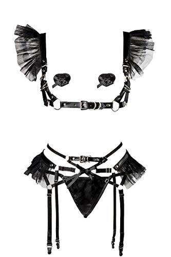 Grey Velvet Damen Dessous-Set-800000034089 Dessous-Set, Schwarz, L-XL von Grey Velvet