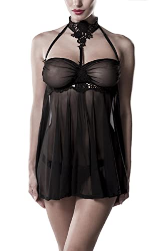 Grey Velvet Langes transparentes Negligee L/XL von Grey Velvet