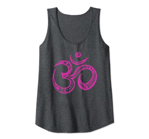 Damen OM Grau Yoga Tank Top Damen OM Grau Yoga Tank Top von Grey Yoga Shirts For Women