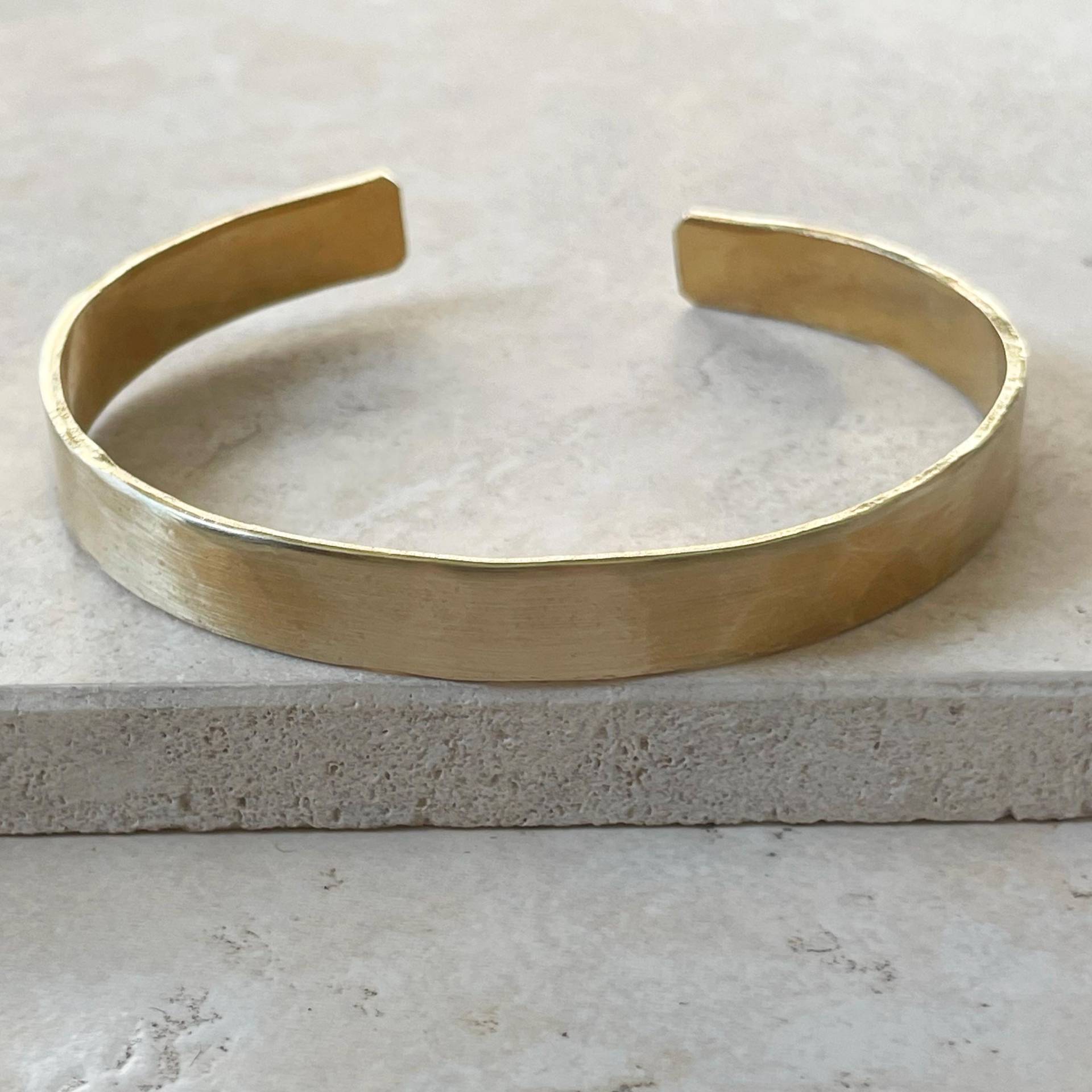 Bronze Jubiläums Armreif Schlichte Armspange Aus Zum 8. Oder 19 von GreyByTamaraMello