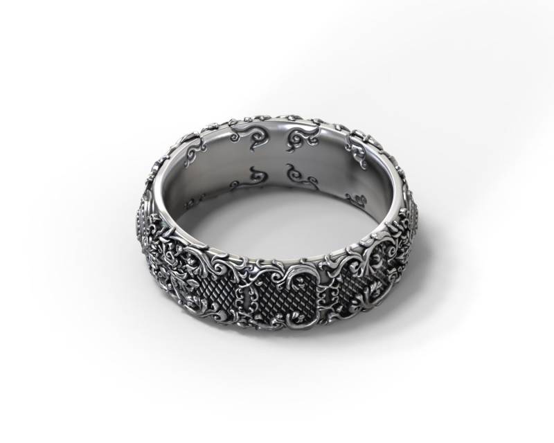 Silber Vignette Ring von GreyWolfJewellery