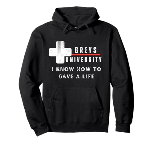 Ich weiß, wie man eine Life Greys University rettet Pullover Hoodie Ich weiß, wie man eine Life Greys University rettet Pullover Hoodie von Greys Sloan Anatomy