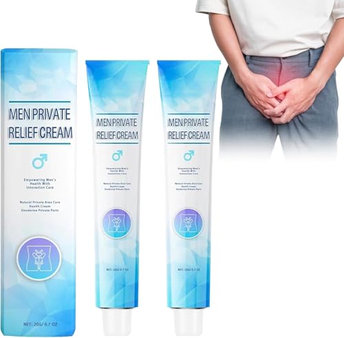 2PC Anti-Juckreiz-Creme Für Den Intimbereich Für Männer,Juckende Körpercreme,Skin Therapy Cream,Haut- Und Privatbereich-Reinigungssalbe von Grgowe