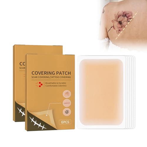 2 Stück Tattoo Cover -up -Klebeband, Aufkleber Skin Scar Cover Tap, Ultra-Thin Patch, Covering Patch, Wasserdichte Unsichtbare ultra, Breathable and Waterproof Skin Concealing Tape Tattoo Flaw 2 Stück Tattoo Cover -up -Klebeband, Aufkleber Skin Scar Cover Tap, Ultra-Thin Patch, Covering Patch, Wasserdichte Unsichtbare ultra, Breathable and Waterproof Skin Concealing Tape Tattoo Flaw von Grgowe