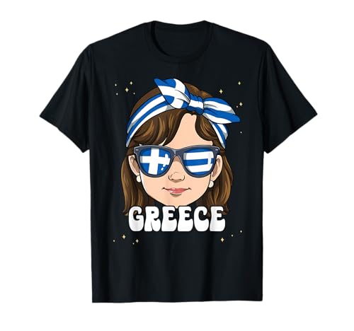 Greek Girl Griechenland T-Shirt Greek Girl Griechenland T-Shirt von Griechenland Geschenke
