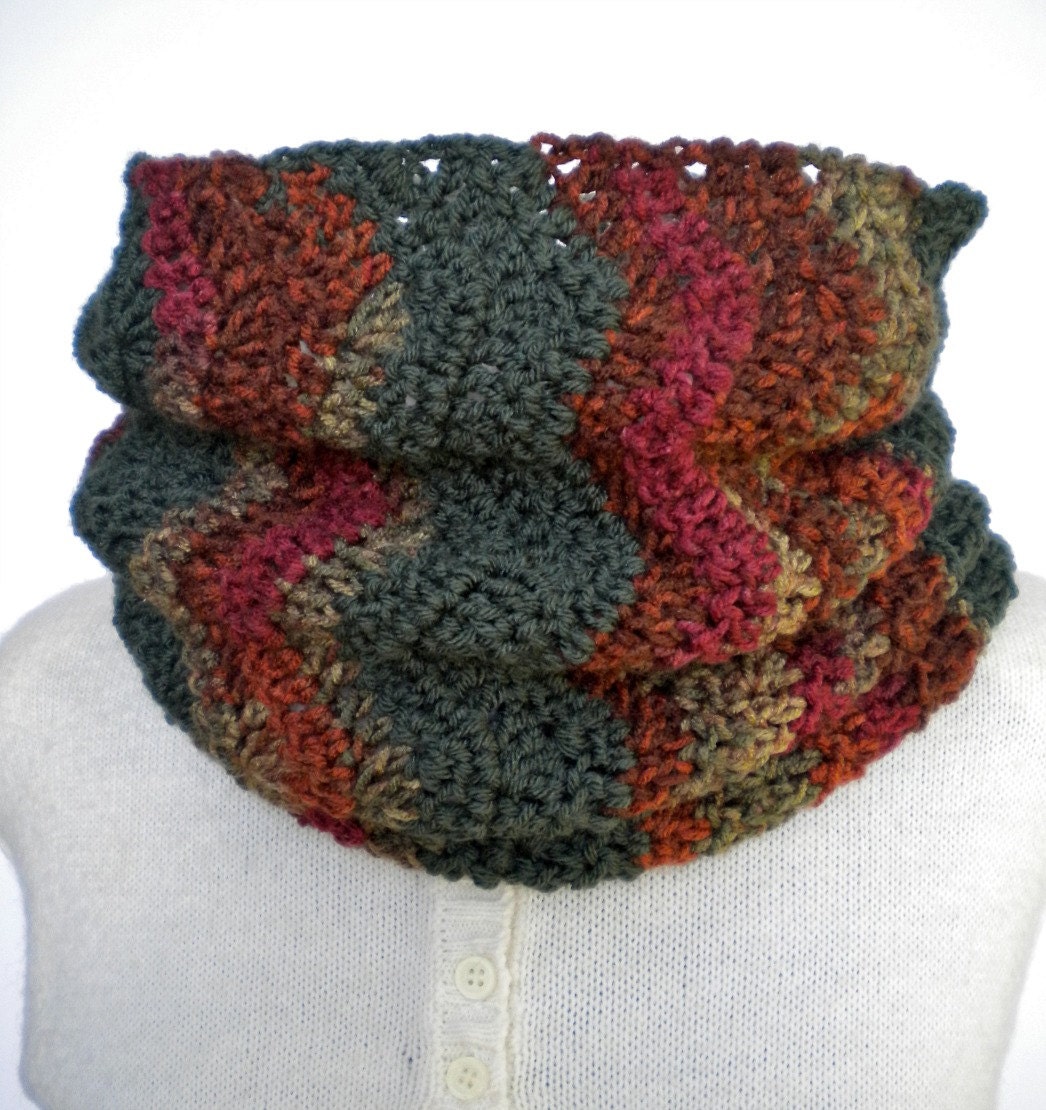 Cowl Herbst Chevron Gehäkelt Cowl Herbst Chevron Gehäkelt von GrievousAngelDesigns