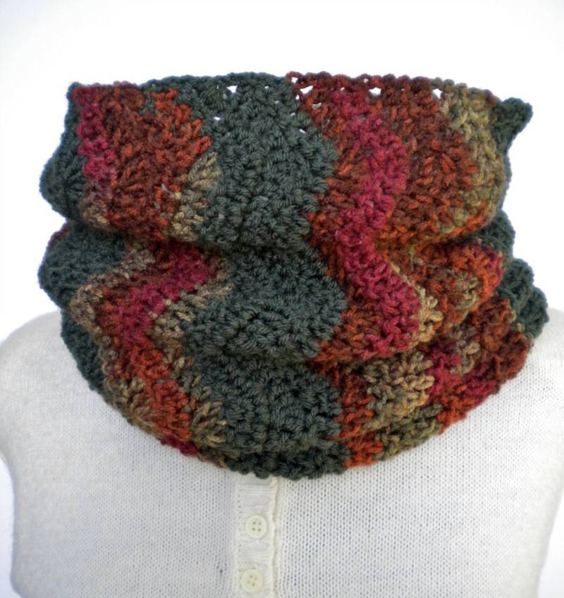 Cowl Herbst Chevron Gehäkelt Cowl Herbst Chevron Gehäkelt von GrievousAngelDesigns