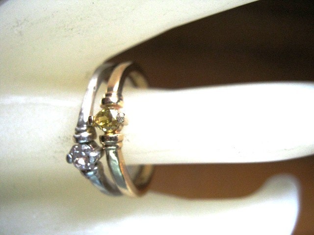 Pink Champagner Diamant Ring Natürliche 20Pt Si Achteck Erschwingliche Verlobung Feinen Schmuck Handgemacht Sterling Silber Benutzerdefinierte von GriffinsNestJewelry