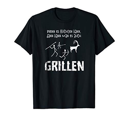 Wenn es flüchten kann dann kann man es auch grillen T-Shirt Wenn es flüchten kann dann kann man es auch grillen T-Shirt von Grill Grillen Lust