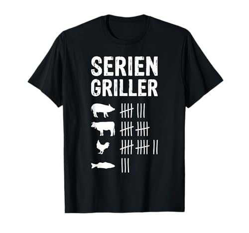 BBQ Grill Wurst BBQ Grill Fan Herren Serie Grill T-Shirt BBQ Grill Wurst BBQ Grill Fan Herren Serie Grill T-Shirt von Griller Geschenke und Mehr