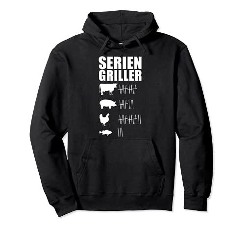 Grillen Griller Wurst BBQ Grill-Fan Männer Seriengriller Pullover Hoodie Grillen Griller Wurst BBQ Grill-Fan Männer Seriengriller Pullover Hoodie von Griller Grafiken und Mehr