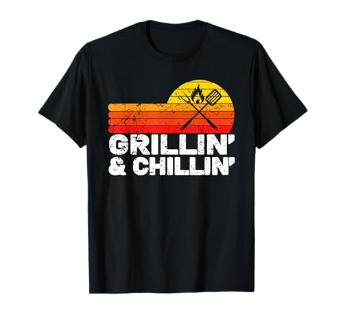 Herren BBQ Grill Grillmeister - Funny Grilling And Chilling T-Shirt von Grillierung & Grillieren