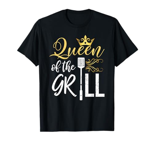 BBQ Grillmeister Damen Königin Grillparty Geschenk Grillen T-Shirt BBQ Grillmeister Damen Königin Grillparty Geschenk Grillen T-Shirt von Grillmeister BBQ