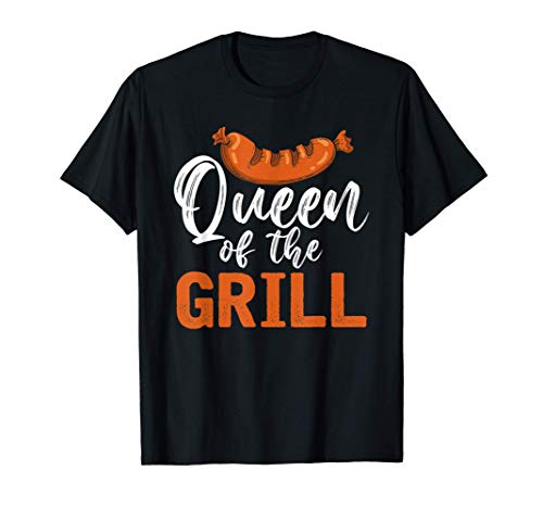 BBQ Königin Frauen Lustiges Grillparty Geschenk Grillen T-Shirt BBQ Königin Frauen Lustiges Grillparty Geschenk Grillen T-Shirt von Grillmeister BBQ