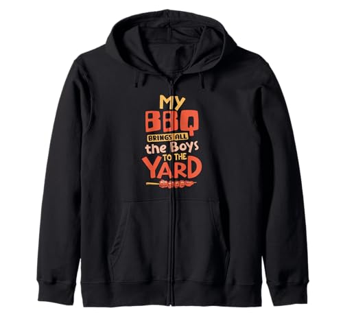 Mein Grill bringt alle Jungen auf den Hof Kapuzenjacke Mein Grill bringt alle Jungen auf den Hof Kapuzenjacke von Grillneid