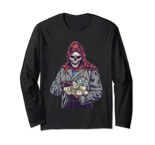 Reaper Apparel Herren und Damen Sensenmann Sensenmann Langarmshirt Reaper Apparel Herren und Damen Sensenmann Sensenmann Langarmshirt von Grim Reaper Clothing Co