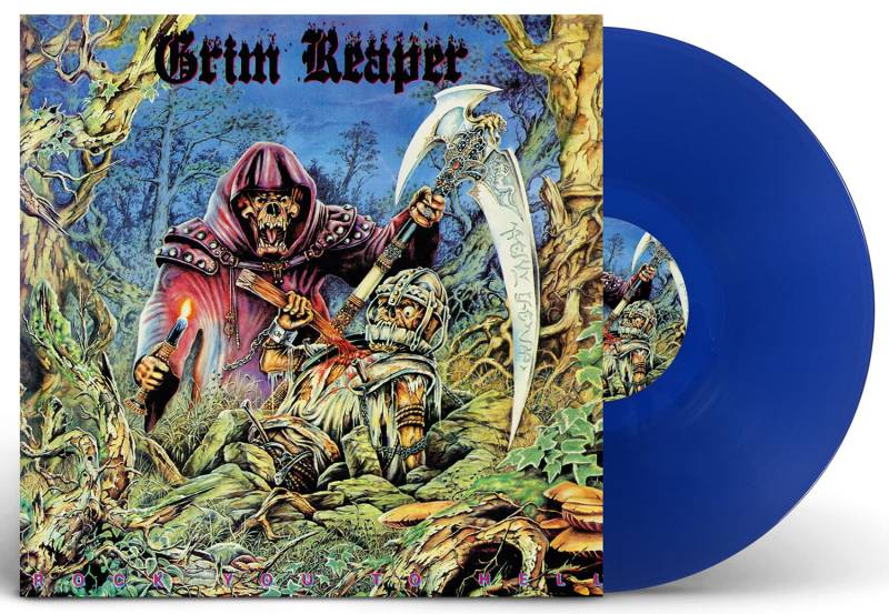 Rock you to hell von Grim Reaper - LP (Coloured, Gatefold, Re-Issue) von Grim Reaper