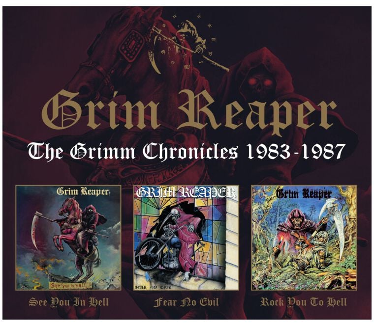 The Grimm chronicles 1983-1987 von Grim Reaper - 3-CD (Jewelcase) von Grim Reaper