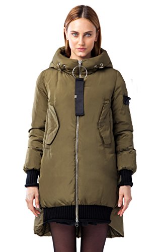 Grimada 047CW Damen Jacke Daunenjacke Parka Winter Jacke CLASNA in khaki (XL/42) von Grimada