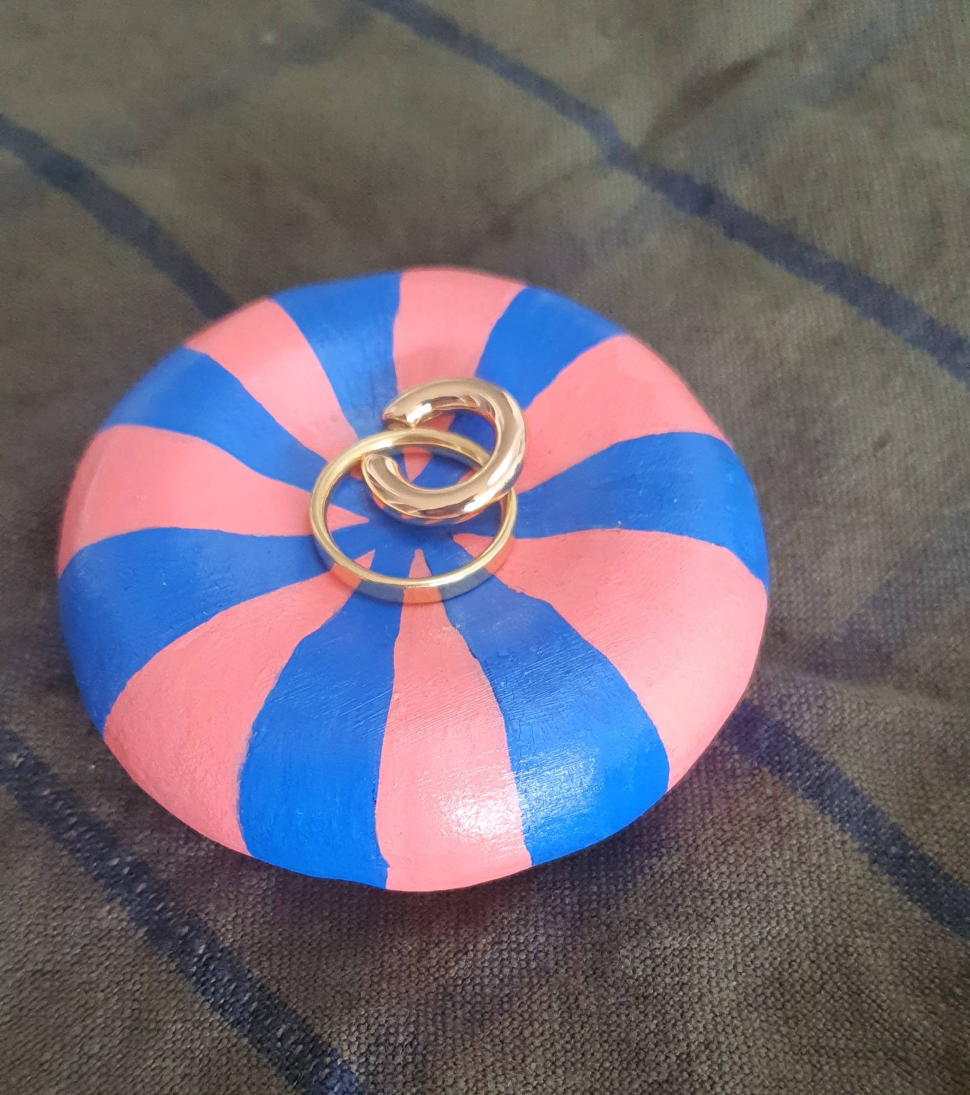 Schmuckschale | Ringschale Ohringhalter Ringhalter| Streifen Schmuckschale | Ringschale Ohringhalter Ringhalter| Streifen von GrimaldiArts