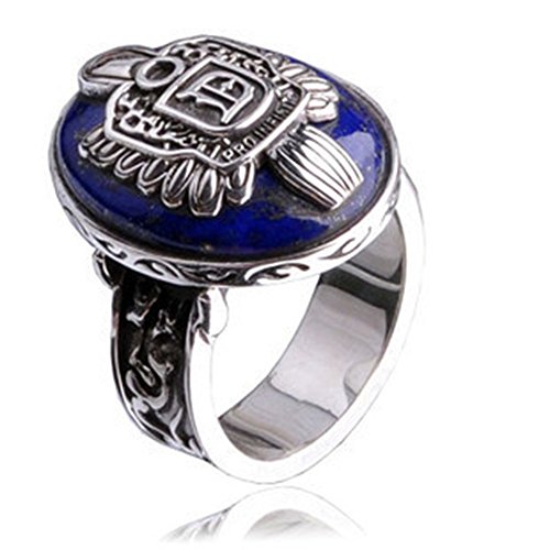 El Vampire Diaries Ring Stefan Damon Salvatore D mit Blue Lapis Ring Grün 9 von Grimbatol