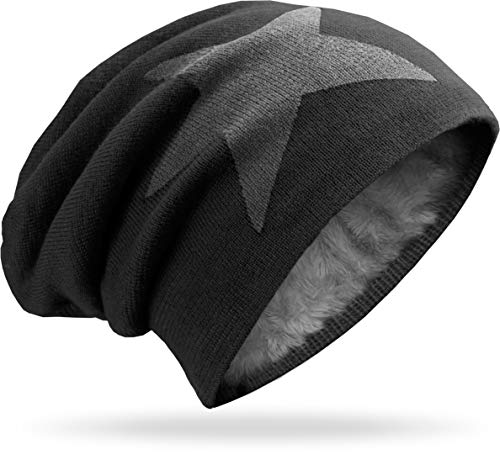 Grin&Bear Beanie M2 - Schwarz von Grin&Bear