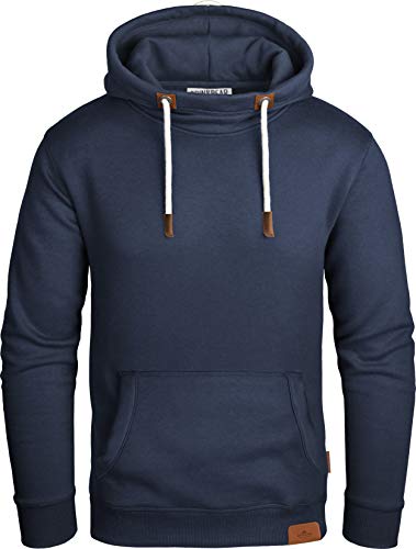 Grin&Bear Herren Kapuzenpullover Navy, L, GEC470 von Grin&Bear